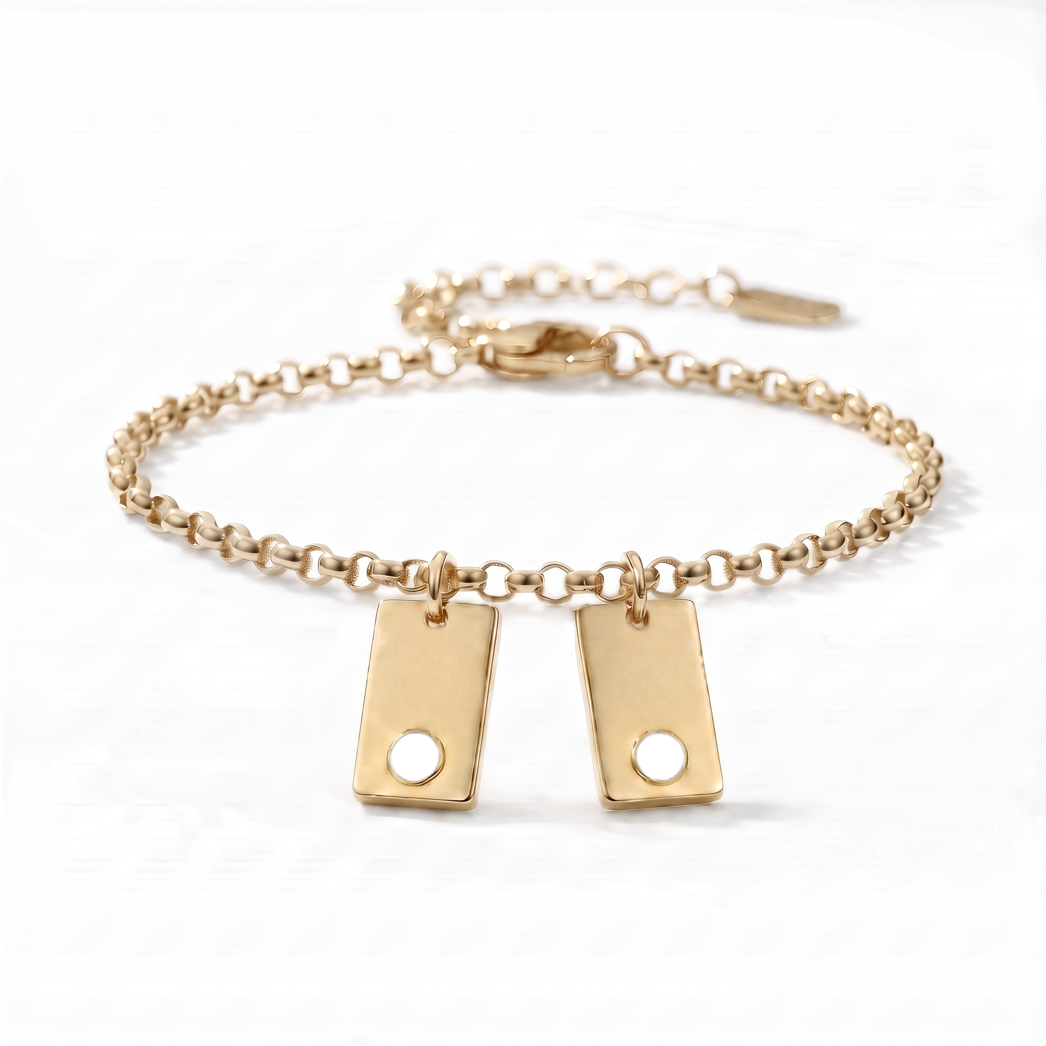 Initialen-Geburtsstein-Armband "Nova"