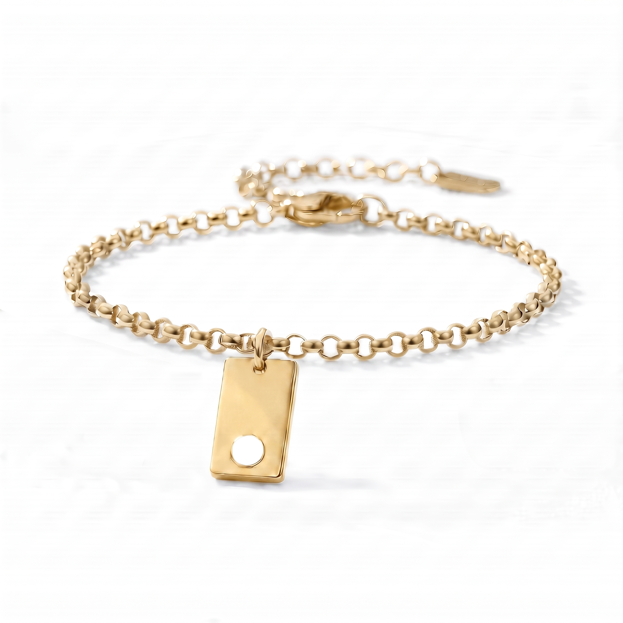 Initialen-Geburtsstein-Armband "Nova"