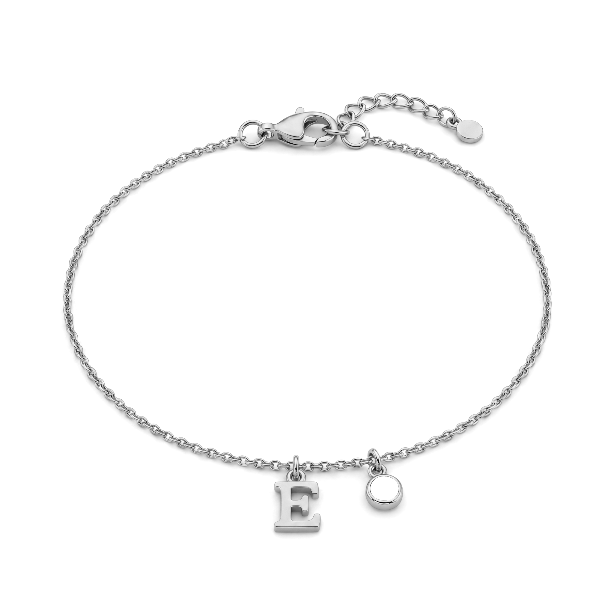 Initial Birthstone Bracelet "Eden"