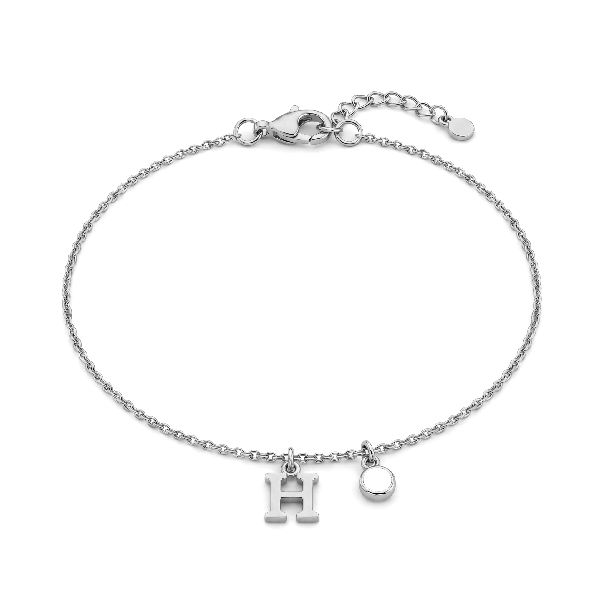Initial Birthstone Bracelet "Eden"