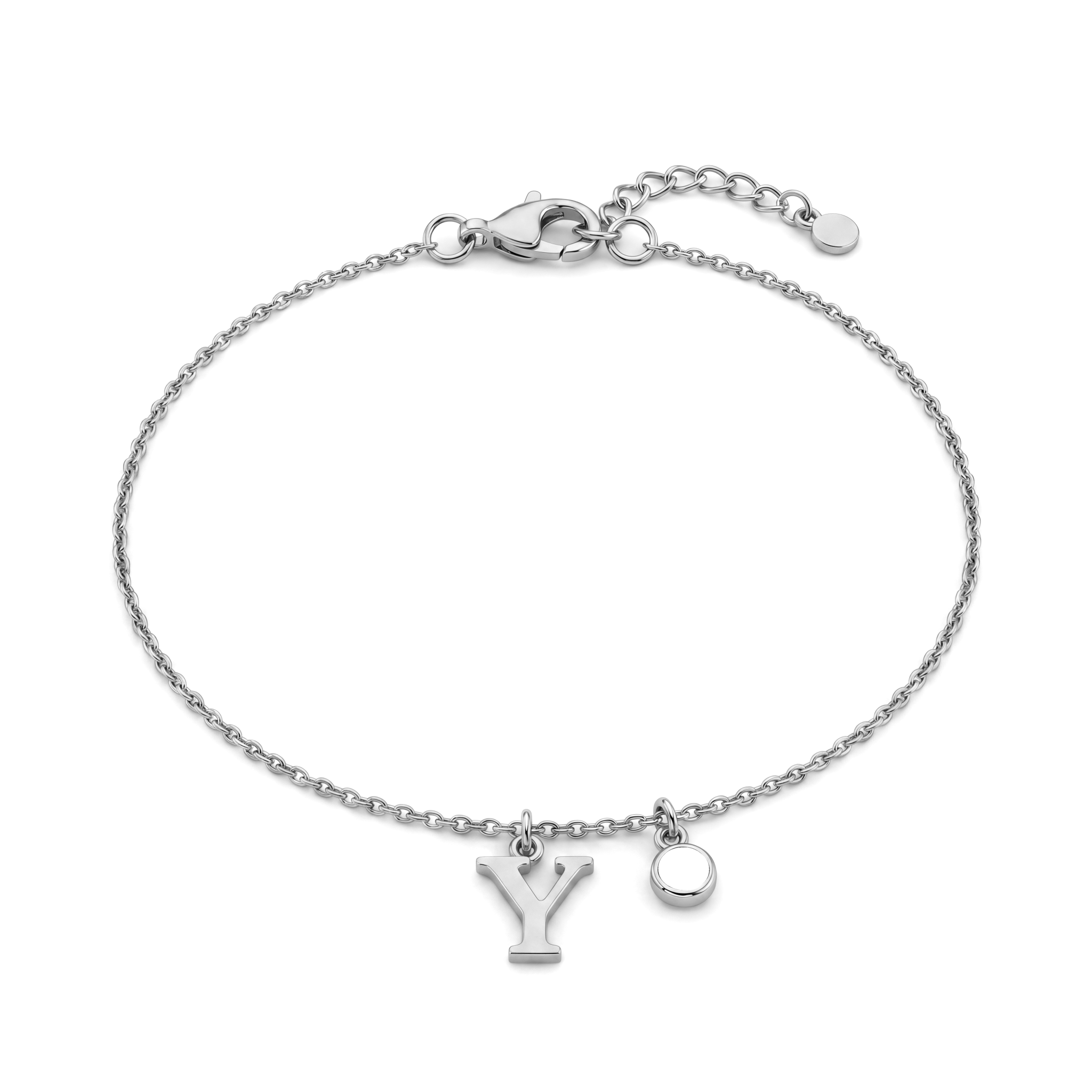 Initial Birthstone Bracelet "Eden"