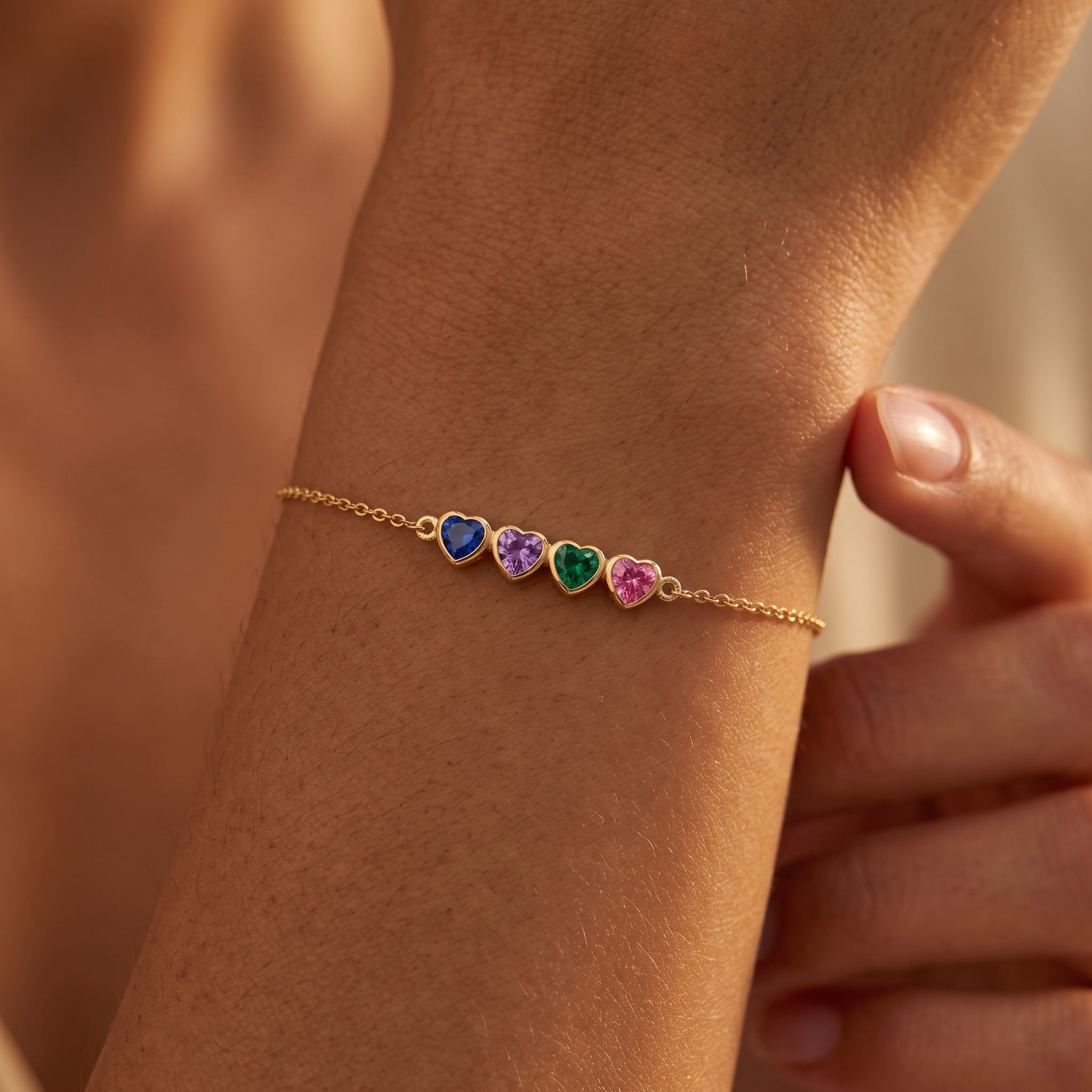 Geburtsstein-Armband „Eden“