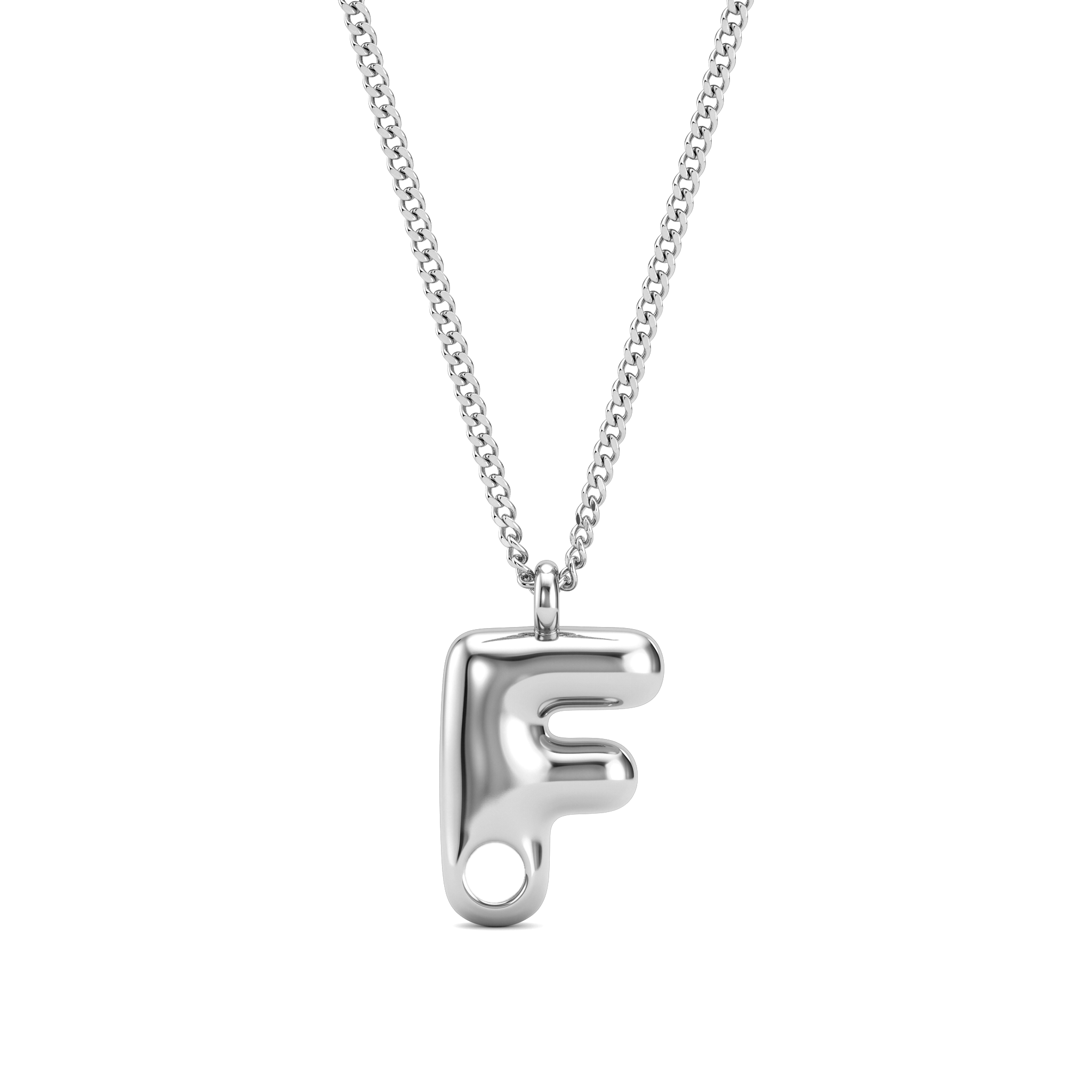 Initialen-Geburtsstein-Halskette „Faye“