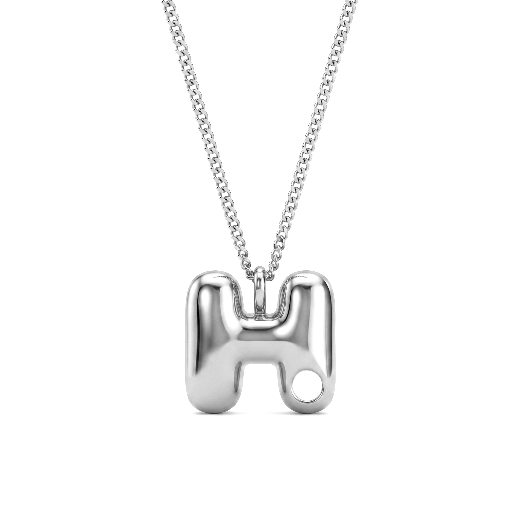 Initialen-Geburtsstein-Halskette „Faye“