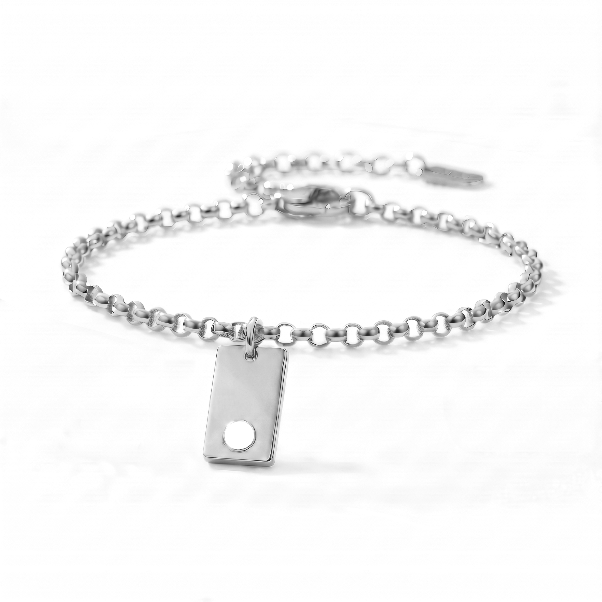 Initialen-Geburtsstein-Armband "Nova"