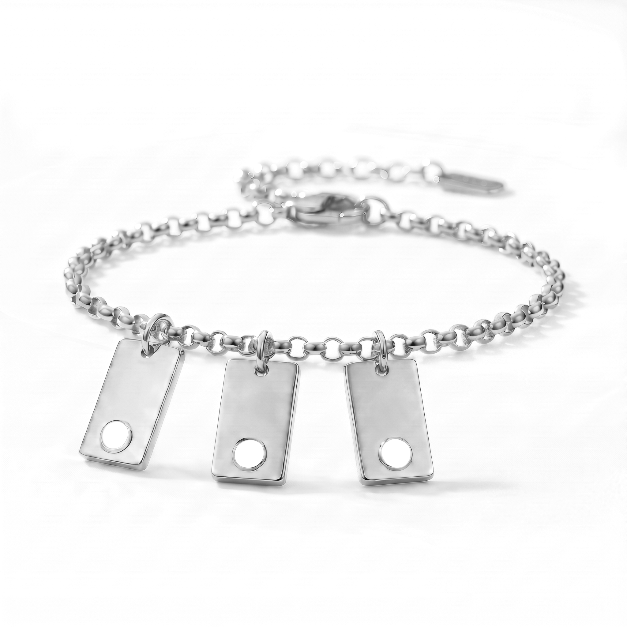 Initialen-Geburtsstein-Armband "Nova"