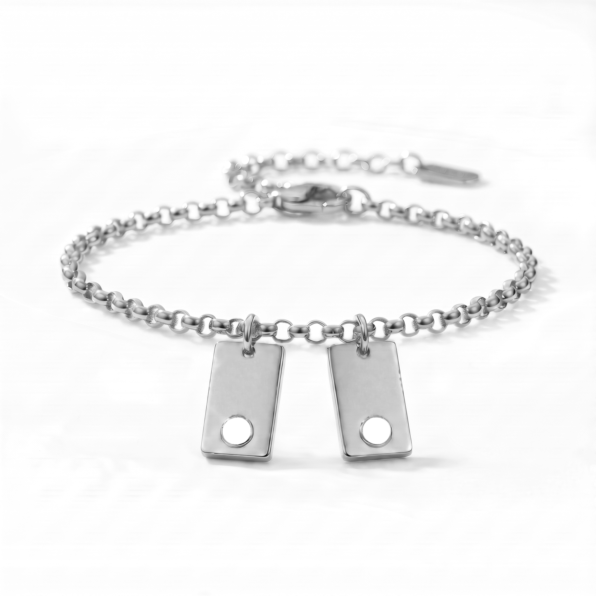 Initialen-Geburtsstein-Armband "Nova"