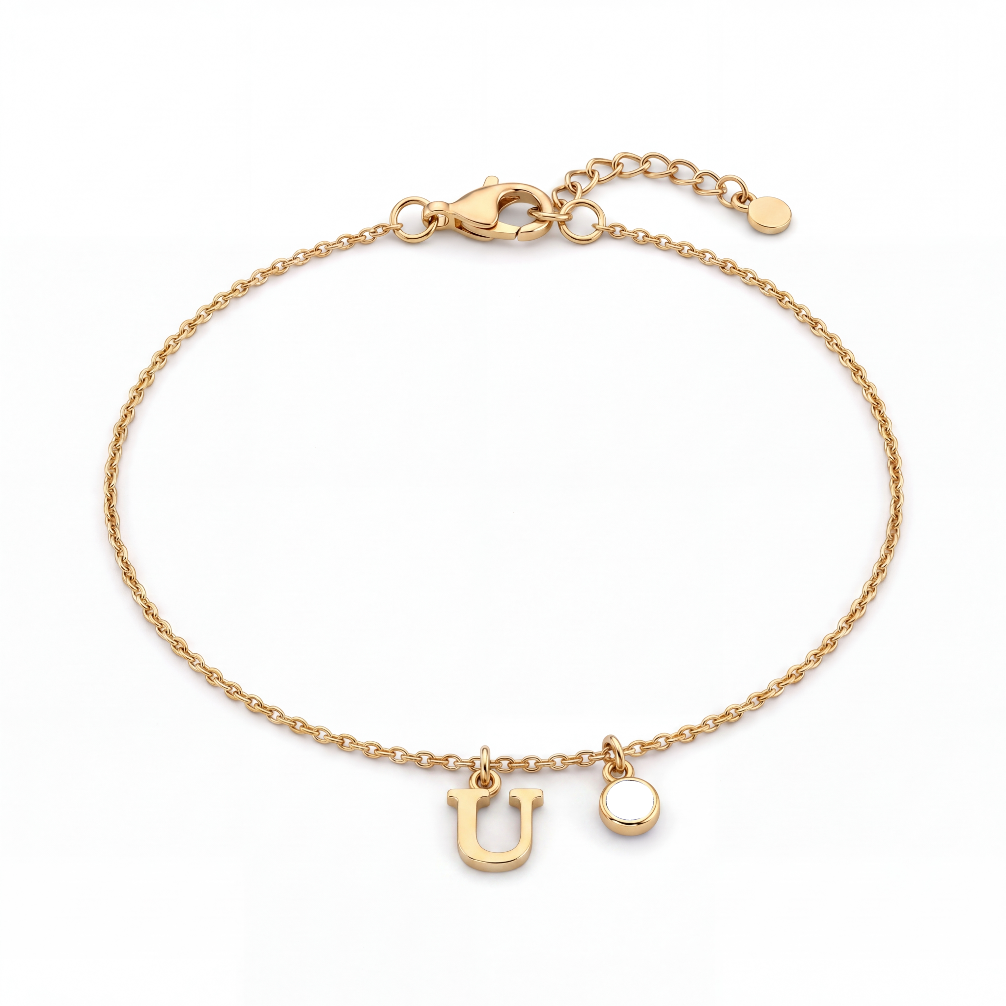 Initial Birthstone Bracelet "Eden"
