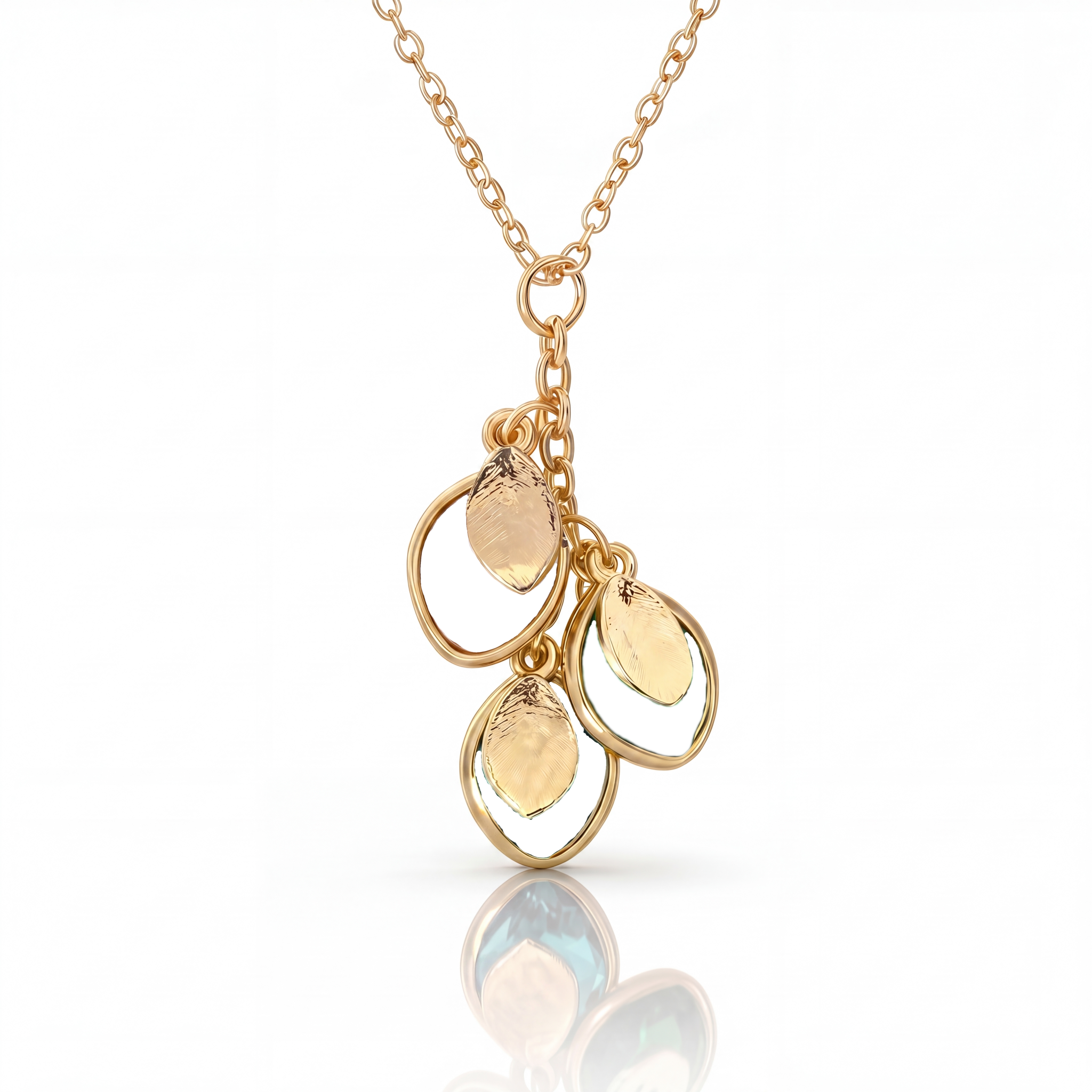 Initial Birthstone Necklace "Nova"