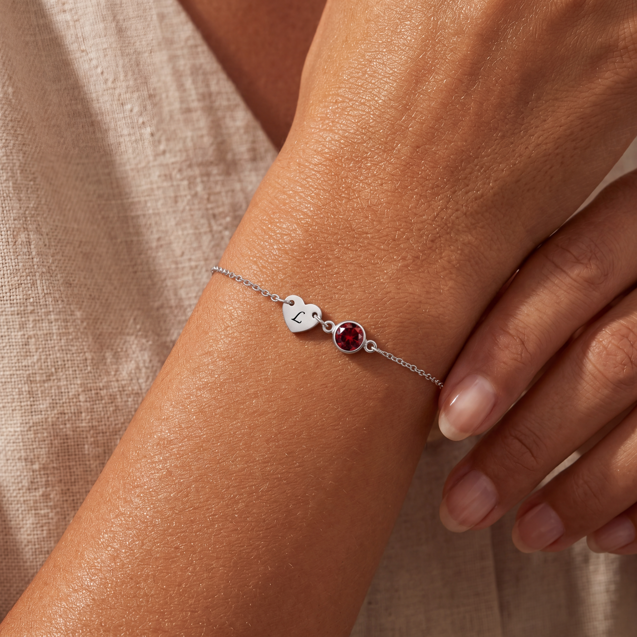 Geburtsstein-Armband "Mira"